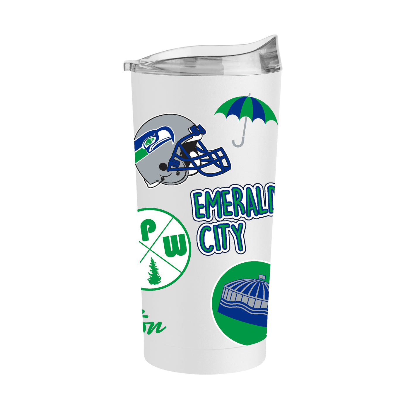 Seattle Seahawks 20oz Native Powder Coat Tumbler