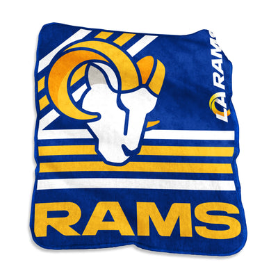 Los Angeles Rams Raschel Throw - Logo Brands