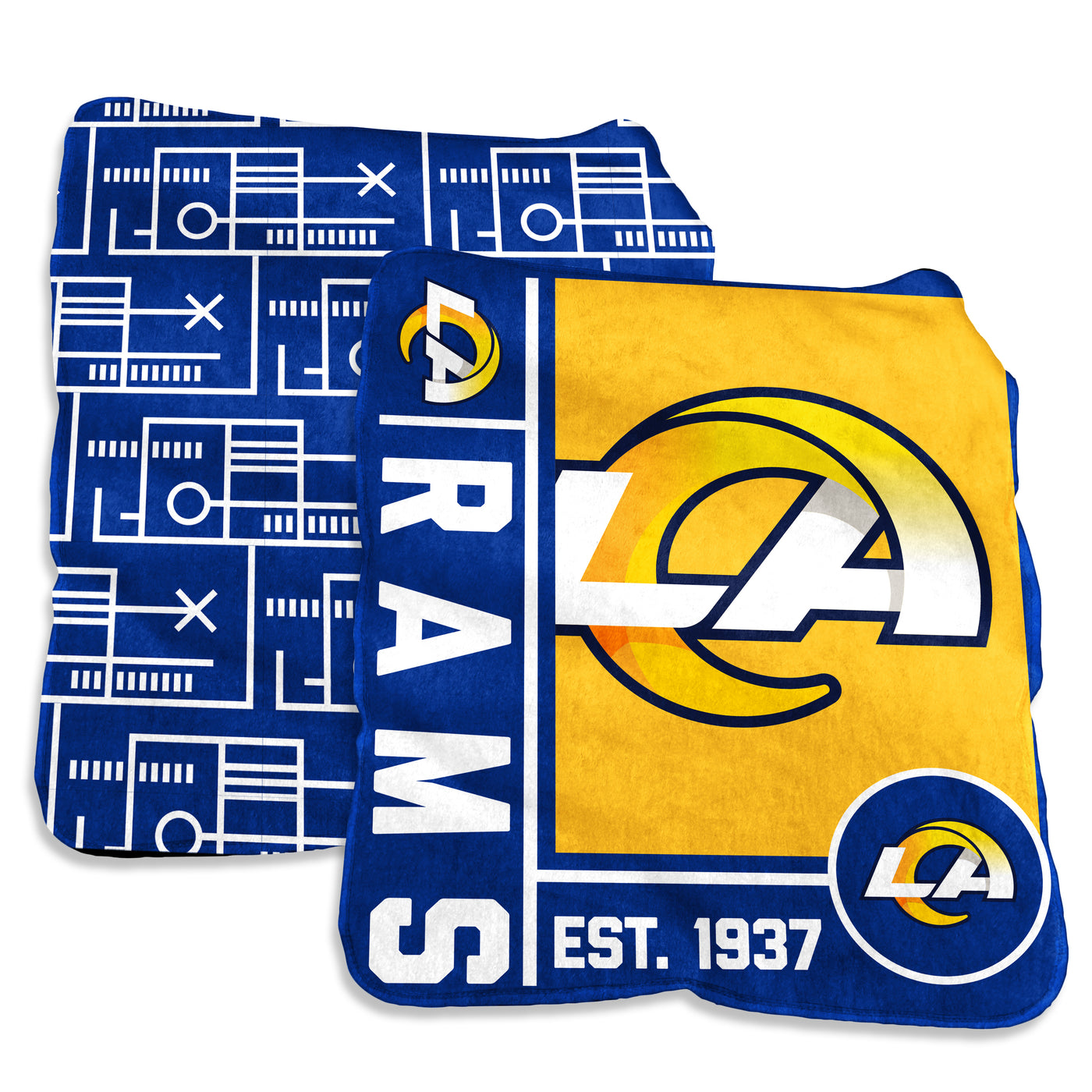 Los Angeles Rams 60x70 Super Plush BLos Angelesnket