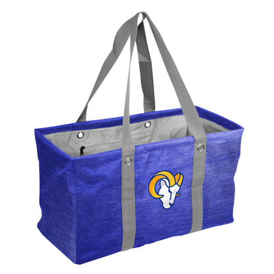 Los Angeles Rams Crosshatch Picnic Caddy - Logo Brands
