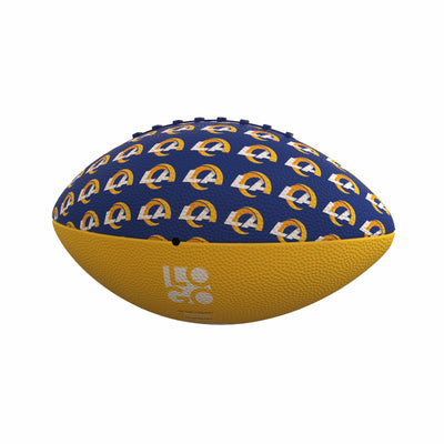 LA Rams Repeating Mini-Size Rubber Football