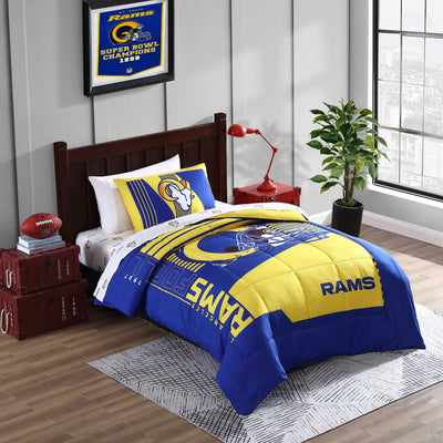 Los Angeles Rams Status Bed In A Bag Twin