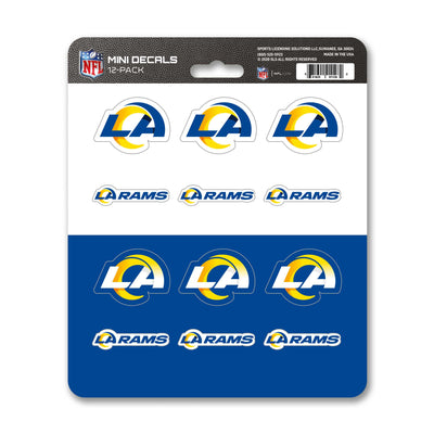 NFL - Los Angeles Rams Mini Decal 12-pk