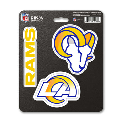 NFL - Los Angeles Rams Decal 3-pk