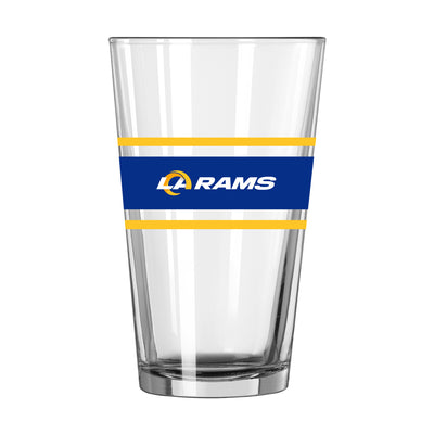 Los Angeles Rams 16oz Stripe Pint Glass