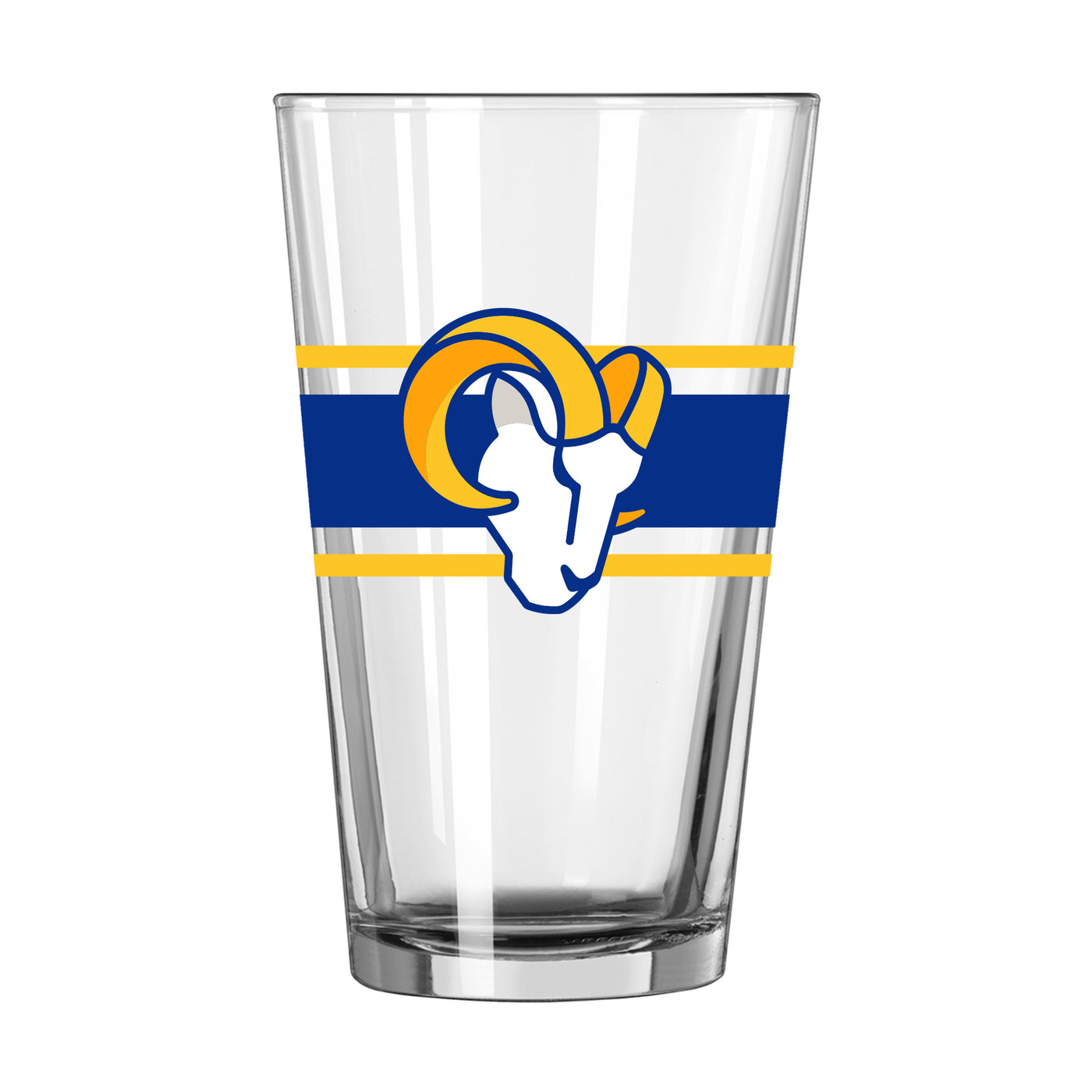 Los Angeles Rams 16oz Stripe Pint Glass