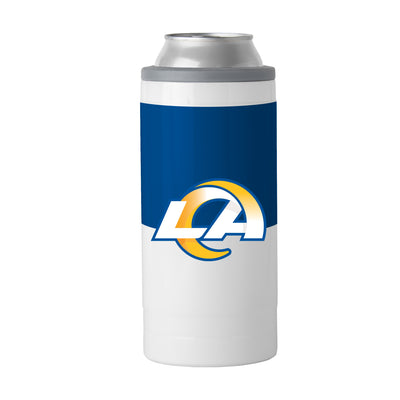Los Angeles Rams 12oz Colorblock Slim Can Coolie - Logo Brands