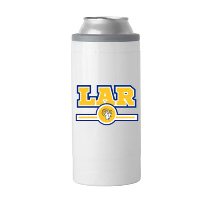 LA Rams Letterman 12 oz Slim Can Coolie