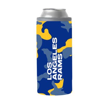LA Rams Camo Swagger 12oz Slim Can Coolie