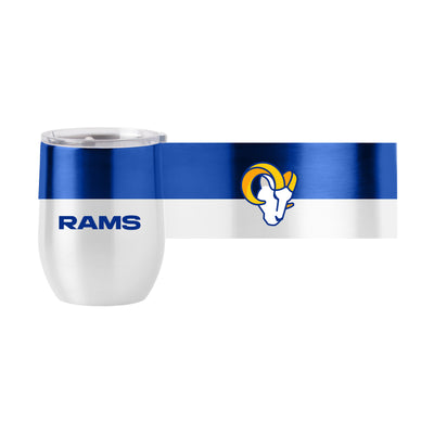 Los Angeles Rams 16oz Colorblock Stainless Curved Beverage - Logo Brands