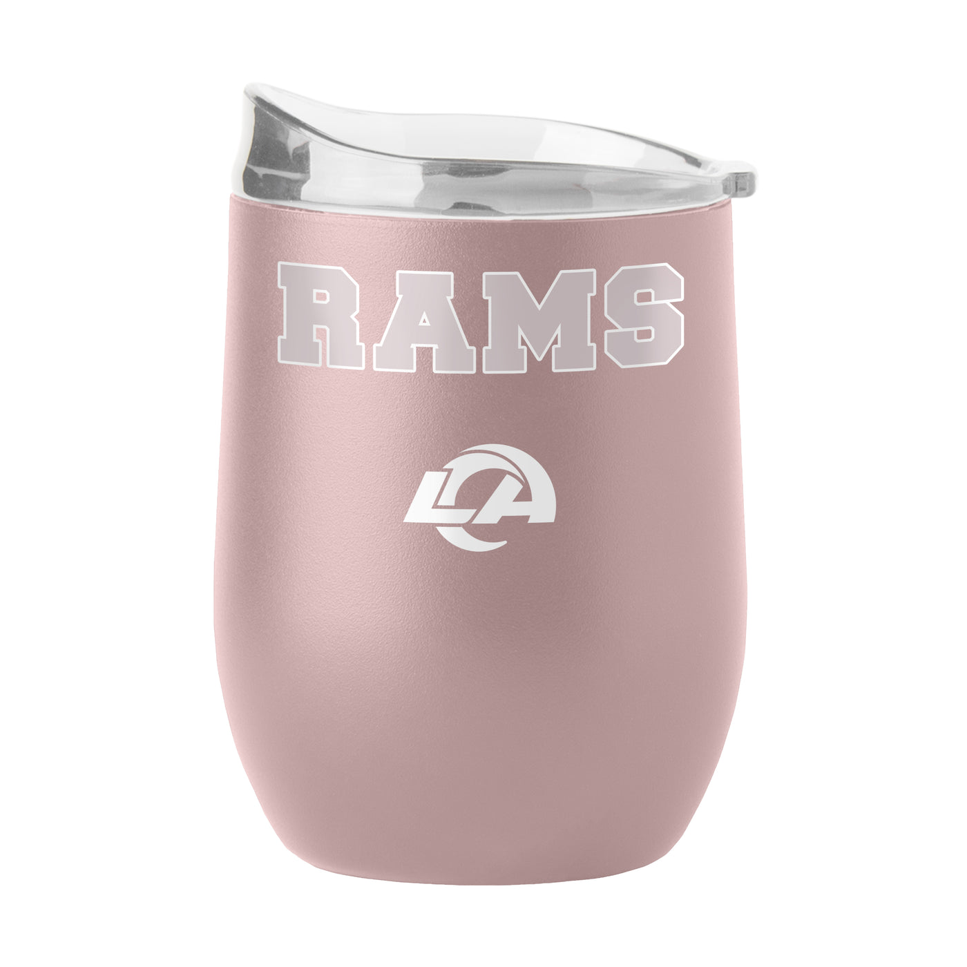 LA Rams 16oz Stencil Powder Coat Curved Beverage