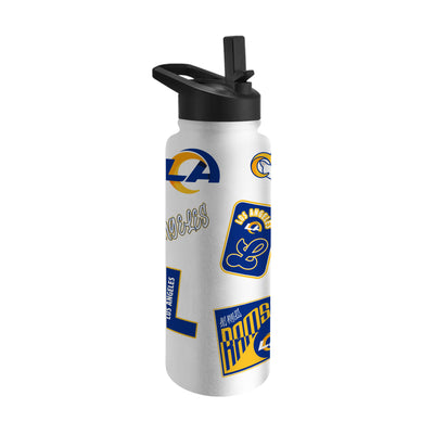 LA Rams Dreamweave 34oz Quencher Bottle
