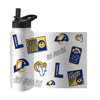 LA Rams Dreamweave 34oz Quencher Bottle