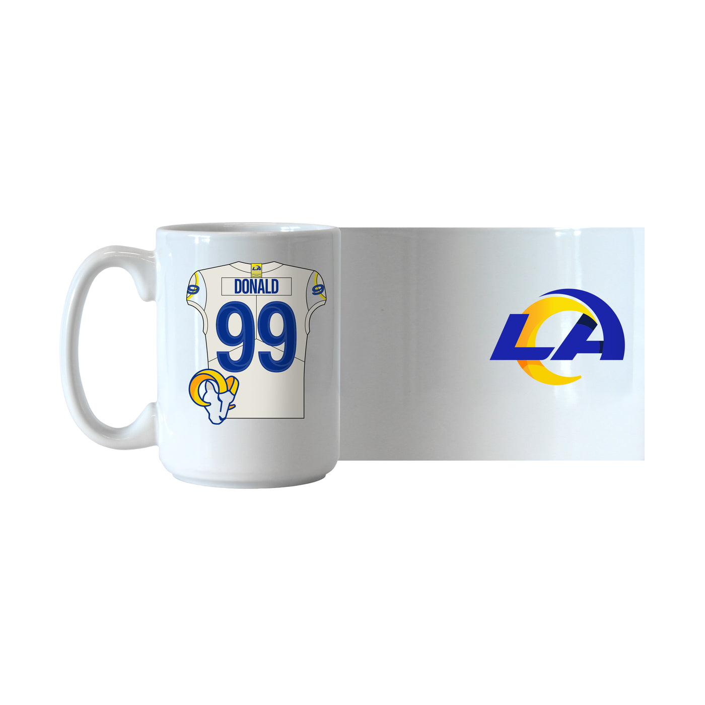 LA Rams Aaron Donald Jersey 15oz Sublimated Mug
