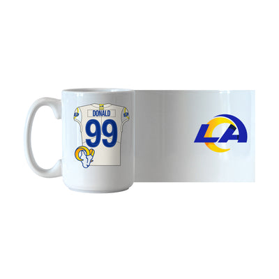 LA Rams Aaron Donald Jersey 15oz Sublimated Mug
