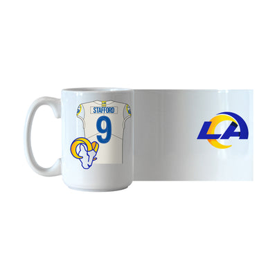 LA Rams 15oz Matthew Stafford Jersey Sublimated Mug