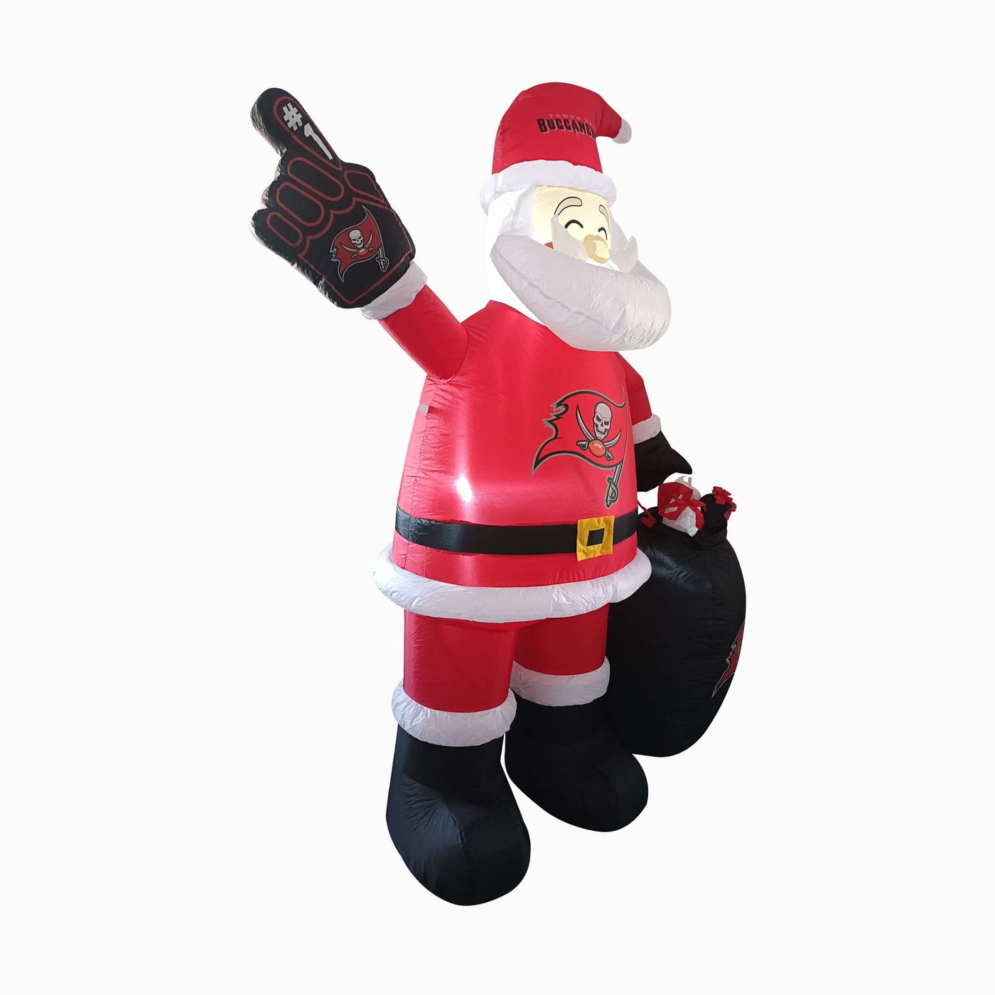 Tampa Bay Buccaneers Santa Claus Yard Inflatable