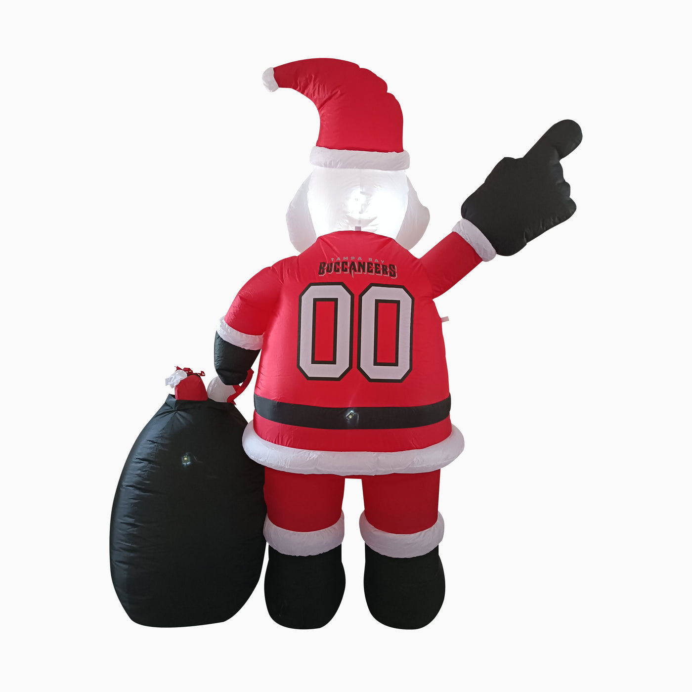 Tampa Bay Buccaneers Santa Claus Yard Inflatable