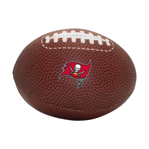 Tampa Bay Buccaneers micro soft football by Logo Brands, recreational sports toy for fans and collectors.