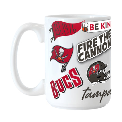 Tampa Bay Buccaneers 15oz Native Sublimated Mug - Logo Brands