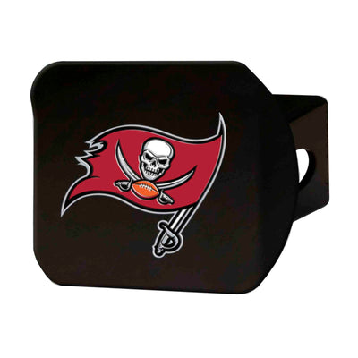 NFL - Tampa Bay Buccaneers Color on Black Hitch Cover