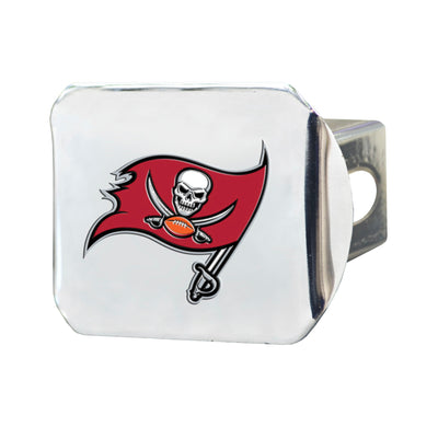 NFL - Tampa Bay Buccaneers Color on Chrome Hitch Cover