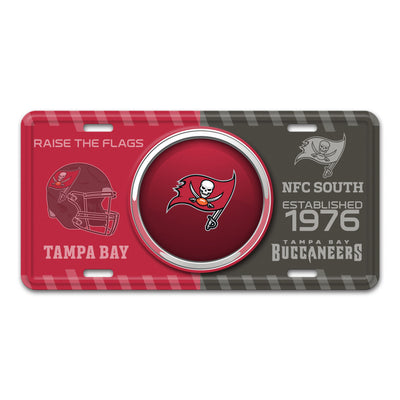 NFL - Tampa Bay Buccaneers Embossed Metal License Plate