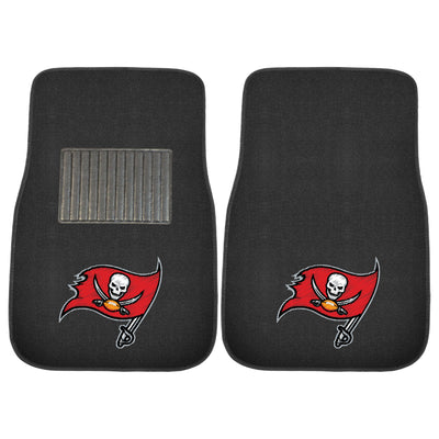 NFL - Tampa Bay Buccaneers 2-pc Embroidered Car Mat Set