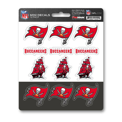 NFL - Tampa Bay Buccaneers Mini Decal 12-pk