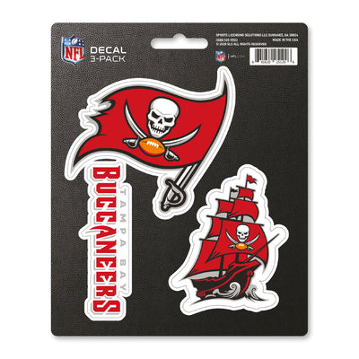NFL - Tampa Bay Buccaneers Decal 3-pk