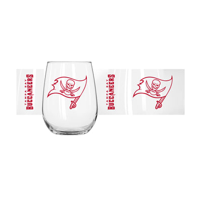 Tampa Bay Buccaneers 16oz Gameday Curved Beverage Glass
