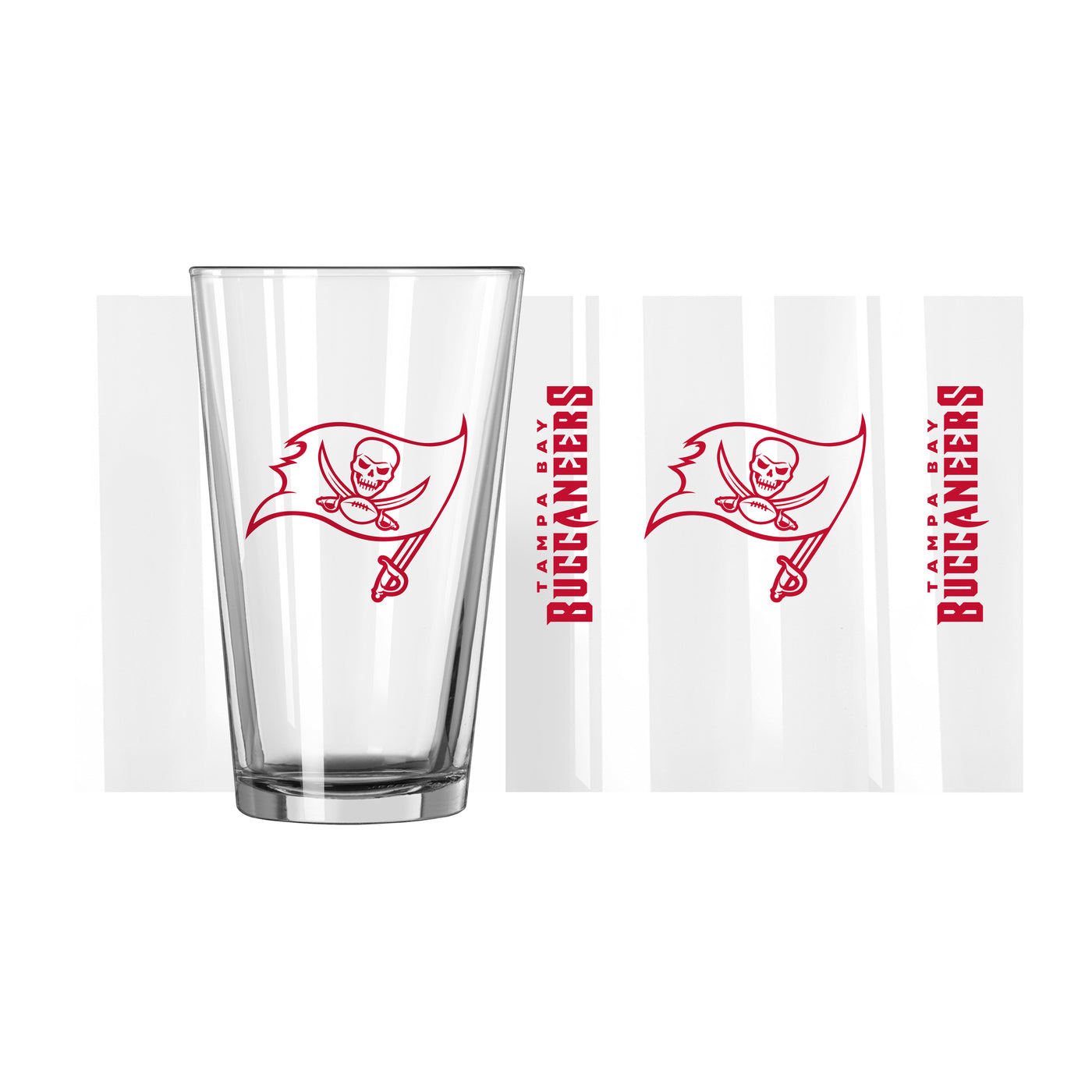 Tampa Bay Buccaneers 16oz Gameday Pint Glass - Logo Brands