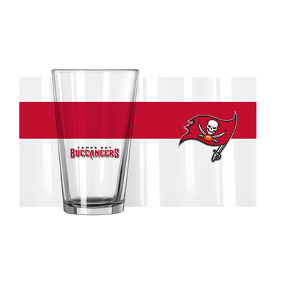 Tampa Bay Buccaneers 16oz Colorblock Pint Glass
