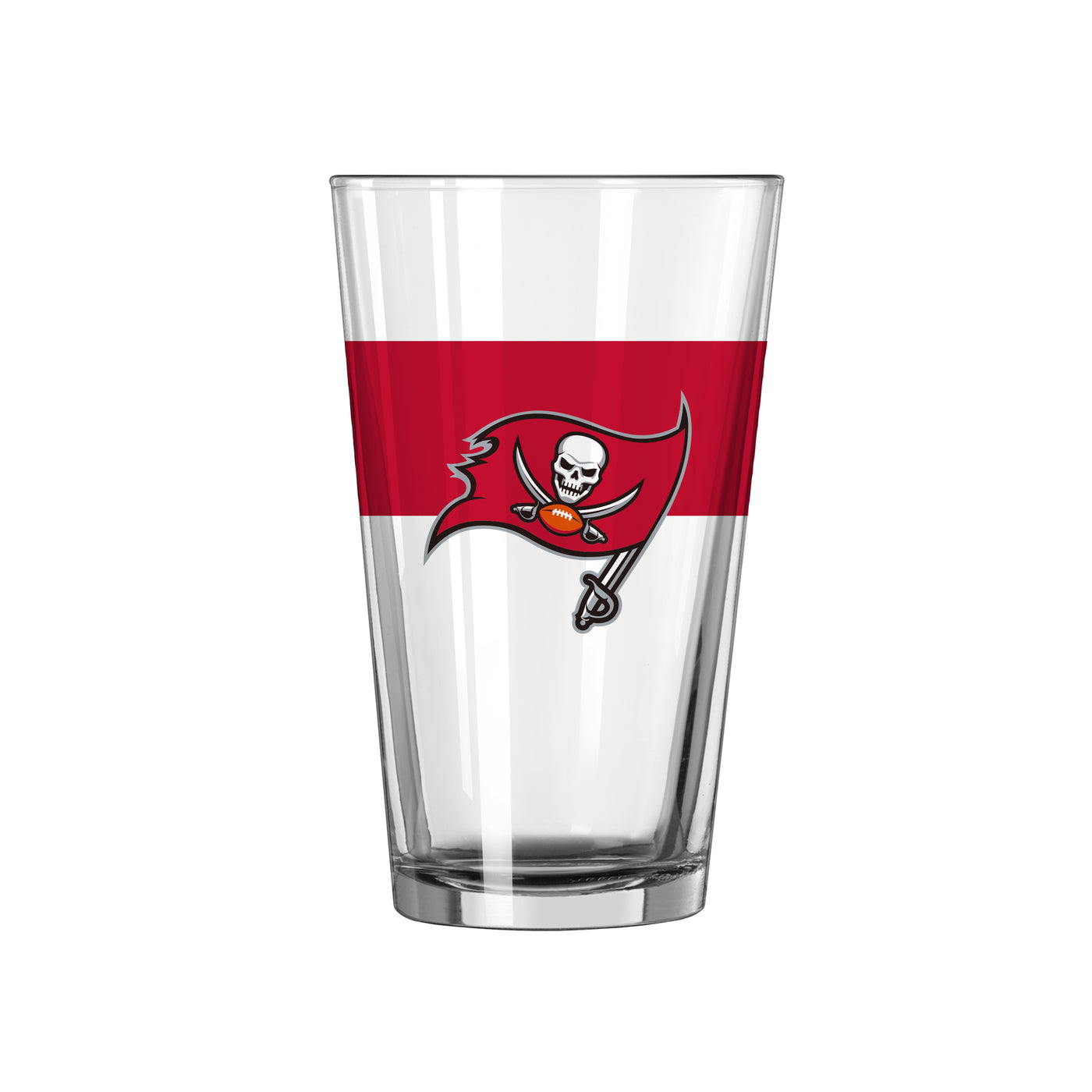 Tampa Bay Buccaneers 16oz Colorblock Pint Glass
