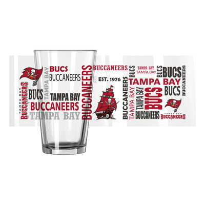 Tampa Bay Buccaneers 16oz Spirit Pint Glass