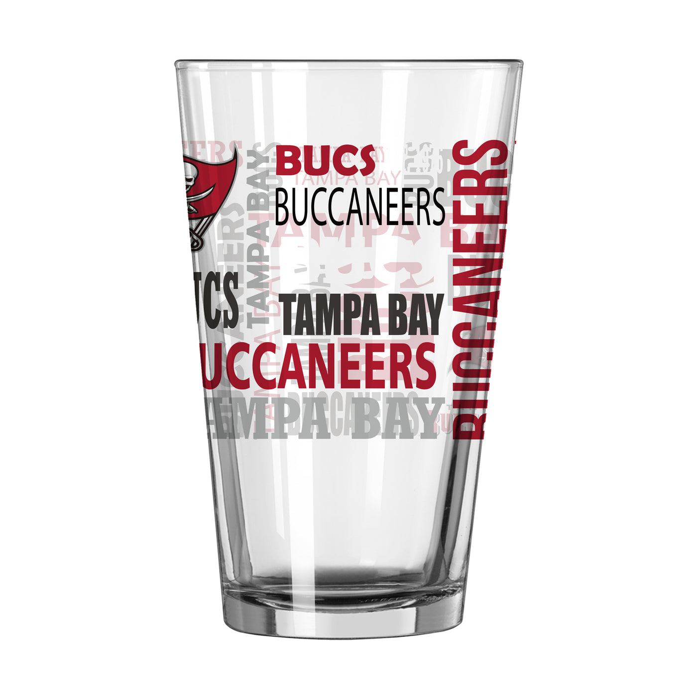 Tampa Bay Buccaneers 16oz Spirit Pint Glass