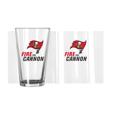 Tampa Bay Buccaneers 16oz Slogan Pint Glass