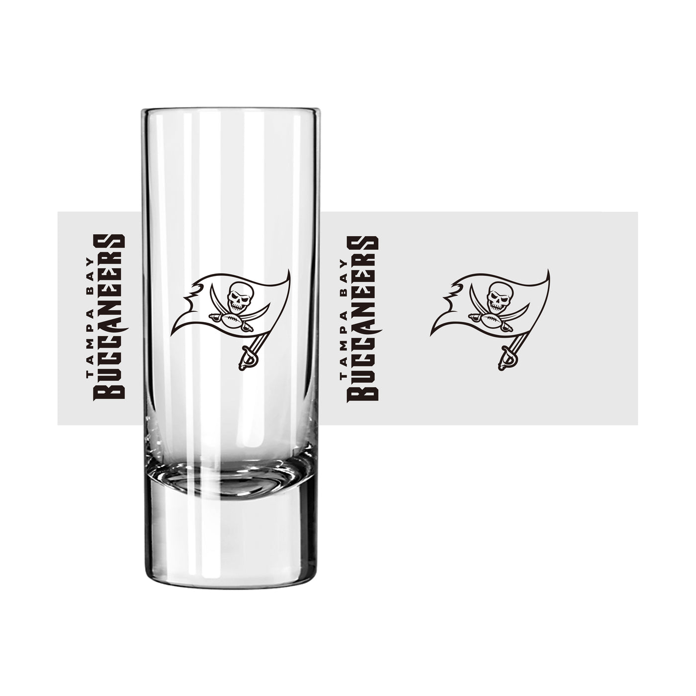 Tampa Bay Buccaneers 2.5oz Gameday Shooter Glass