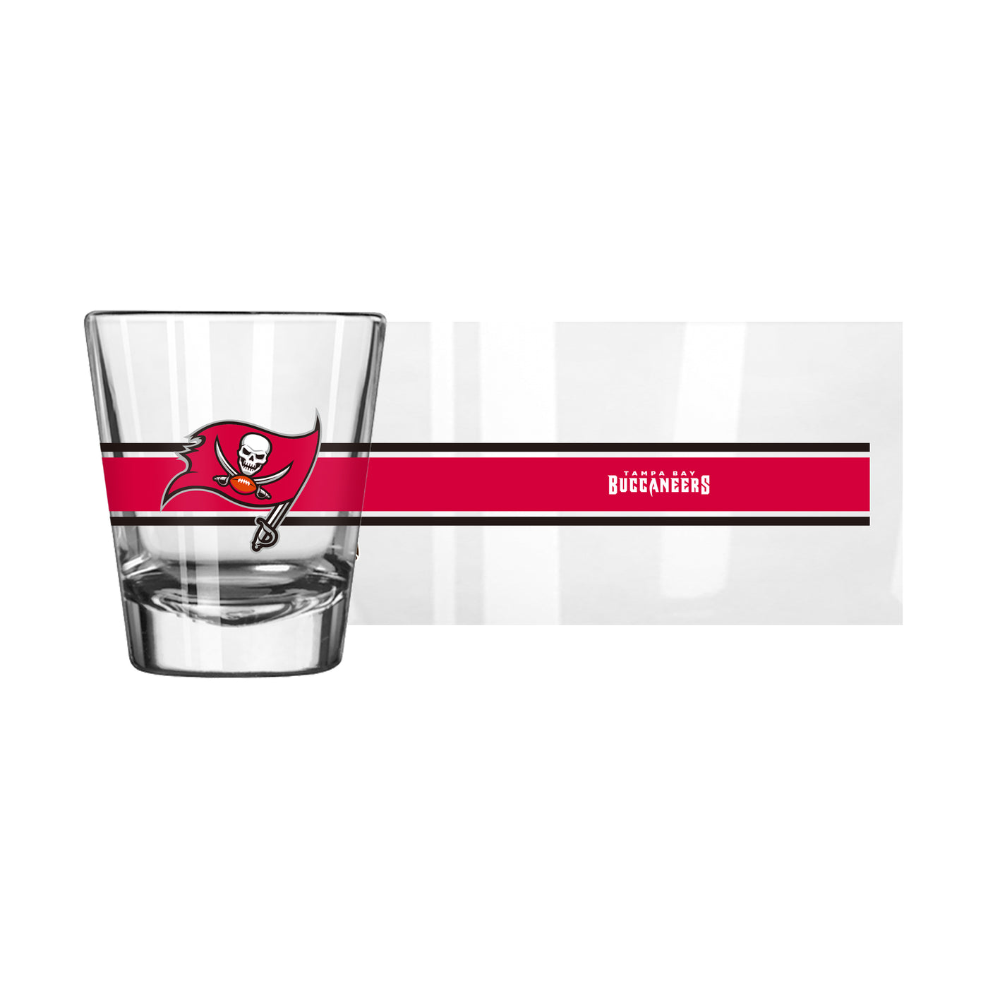 Tampa Bay Buccaneers 2oz Stripe Shot Glass