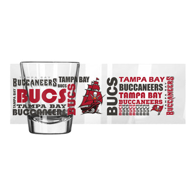 Tampa Bay Buccaneers 2oz Spirit Shot Glass