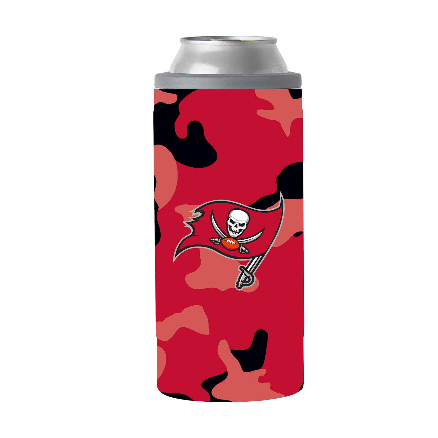Tampa Bay Buccaneers Camo Swagger 12oz Slim Can Coolie