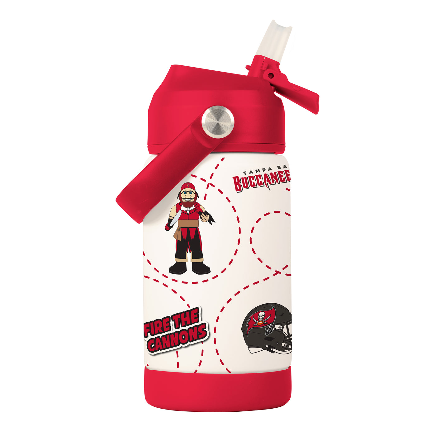 Tampa Bay Buccaneers 12oz Mascot SS Kids Bottle