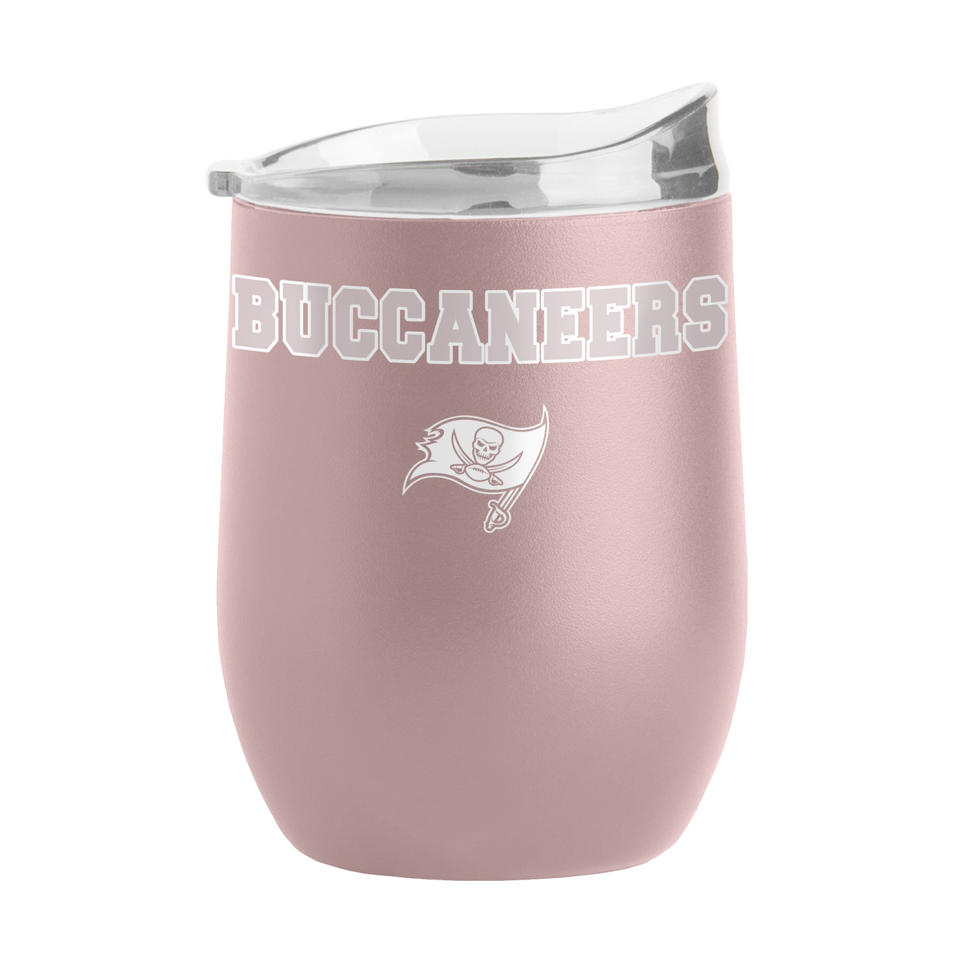 Tampa Bay Buccaneers 16oz Stencil Powder Coat Curved Beverage