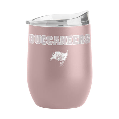 Tampa Bay Buccaneers 16oz Stencil Powder Coat Curved Beverage