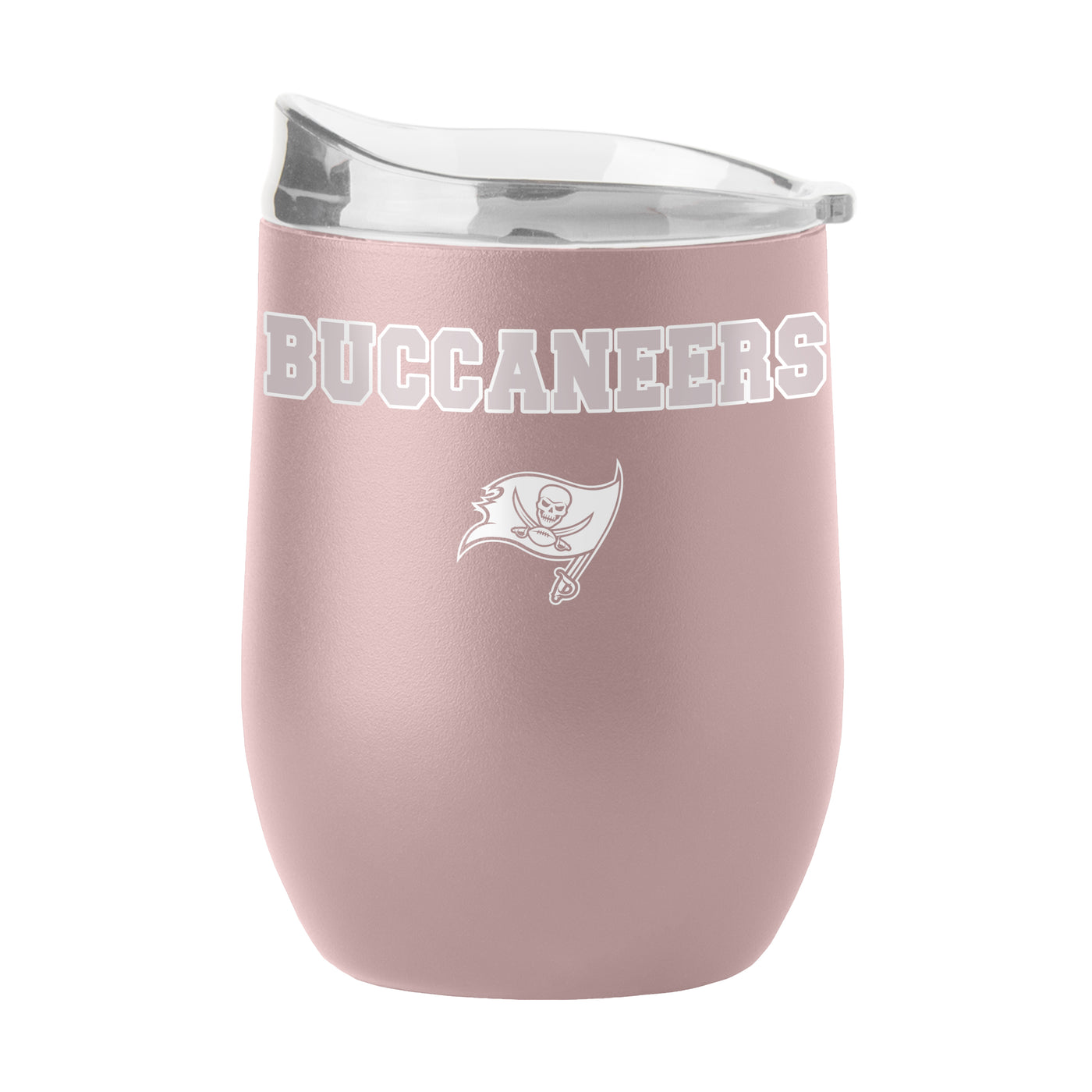 Tampa Bay Buccaneers 16oz Stencil Powder Coat Curved Beverage