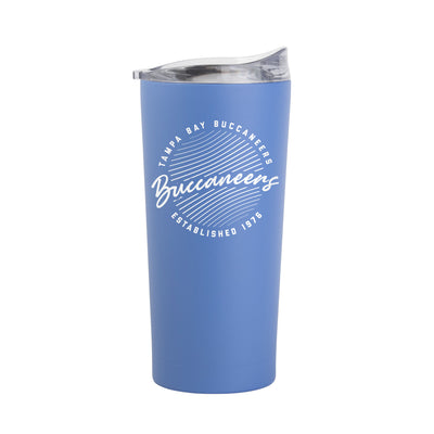 Tampa Bay Buccaneers 20oz Retro Script Arctic Powder Coat Tumbler