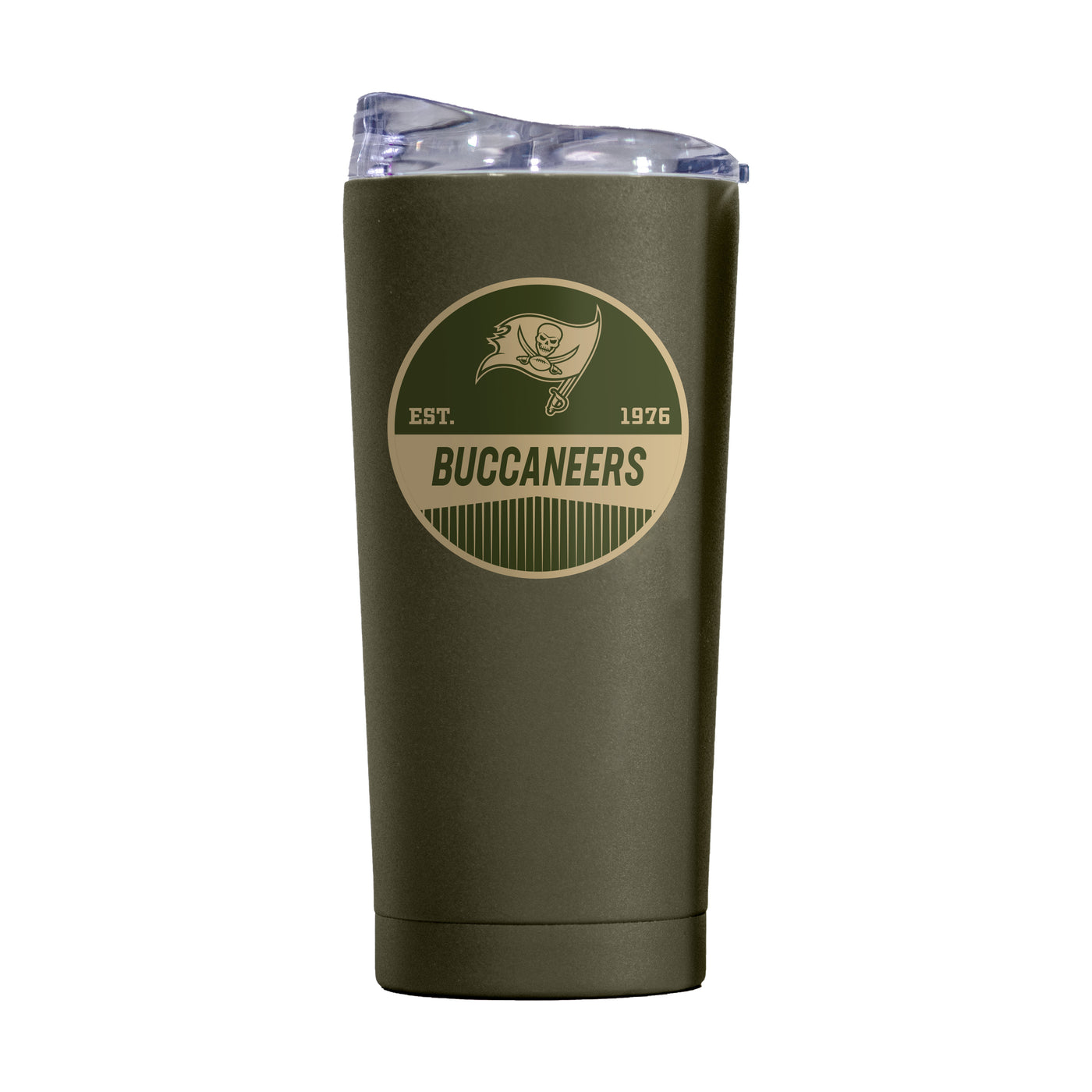 Tampa Bay Buccaneers 20oz Badge Powder Coat Tumbler