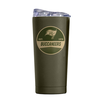 Tampa Bay Buccaneers 20oz Badge Powder Coat Tumbler