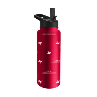 Tampa Bay Buccaneers 34oz Step And Repeat Quencher Bottle