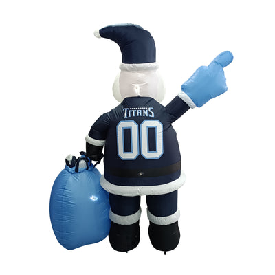Tennessee Titans Santa Claus Yard Inflatable